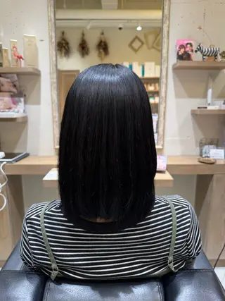 ミディアム 福川 優月のヘアスタイル