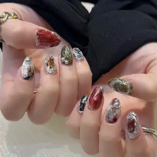 ネイル 新井 ひなののネイルデザイン