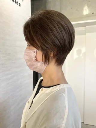 ショート 駅チカ【ali'i】 アリイ花崎友美☘のヘアスタイル