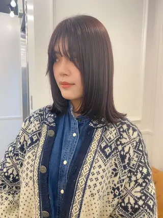 ミディアム HARUKA🍒 tocca天王寺のヘアスタイル