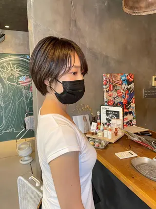 ショート ヘアアレンジ D.log 大和西大寺店所属・川崎 雅大のヘアスタイル