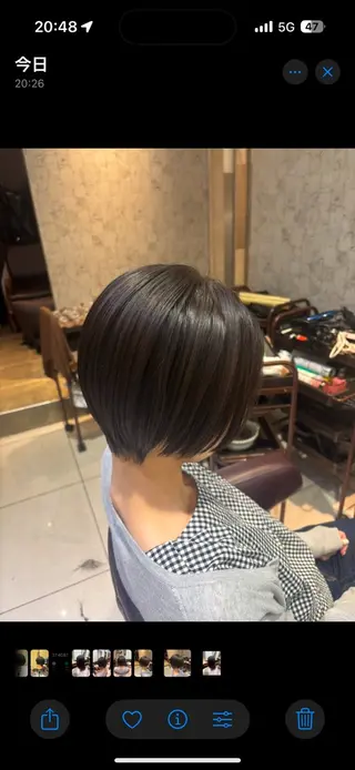 ショート Ricona🦋 /カラー/モデル募集のヘアスタイル