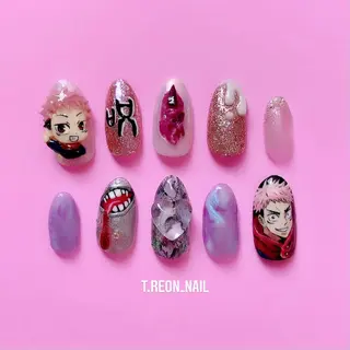 ネイル シェアサロンLei.g(レイジー)所属・3Dアートネイル💗 都築レナのネイルデザイン