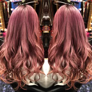 ミディアム カラー ヘアアレンジ 今泉 周のヘアスタイル