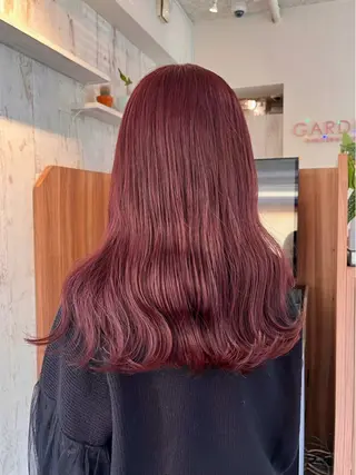 ミディアム カラー yuuka/ボブ/ダ ブルカラー/髪質改善のヘアスタイル