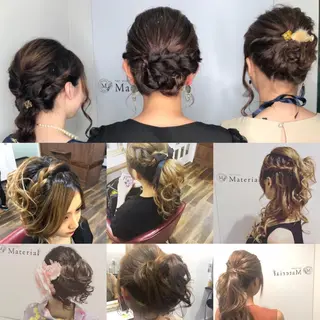 ヘアアレンジ マテリアル 中央駅店のヘアスタイル