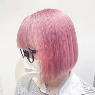 カラー 長尾菜々美🐰 ／ハイトーンカラーのヘアスタイル