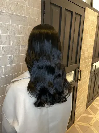セミロング 栗林 茉那のヘアスタイル