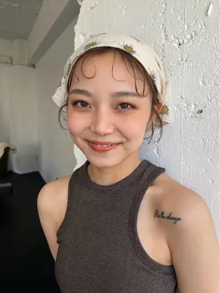 ミディアム the hinc所属・miyu /大阪 /レイヤーカットのヘアスタイル