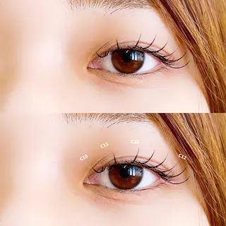 マツエク・マツパ MIGNON 冨田　当日予約のみのマツエク・マツパデザイン