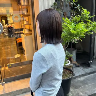 ショート 芦刈咲来/髪質改善/ 赤み消し/顔周りのヘアスタイル