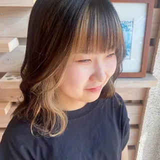 ミディアム 🌷透明感カラー🌷 内田零菜のヘアスタイル
