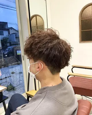 パーマ メンズ GranCieux 水戸/まつパ🧡黒柳のマツエク・マツパデザイン