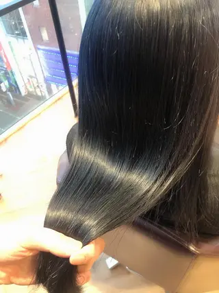 ロング カラー 韓国🇰🇷レイヤー 映える顔周り🩷のヘアスタイル