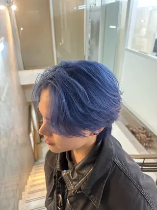 カラー メンズ 佐古 遼太のヘアスタイル