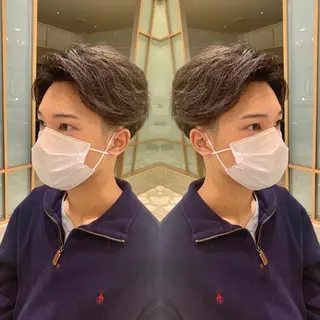 ショート カラー パーマ ヘアアレンジ メンズ キッズ ネイル マツエク・マツパ アイブロウ 《褒められる》 透明感カラー/小嶋のヘアスタイル