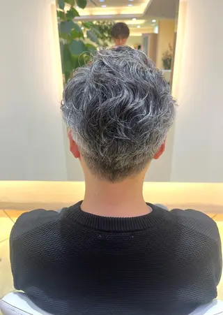 ショート パーマ メンズ メンズパーマ特化 外山　健太のヘアスタイル
