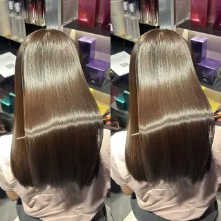 セミロング カラー レイヤー/髪質改善 SAKIのヘアスタイル