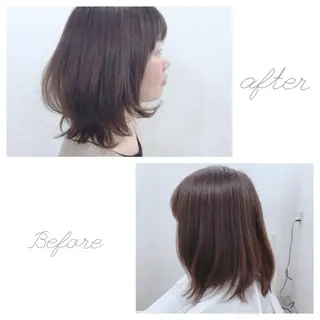 ミディアム 【今だけブリーチ 限定価格💕】すみのヘアスタイル