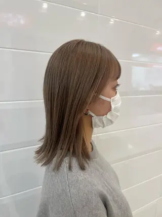 ミディアム 福田 しずくのヘアスタイル