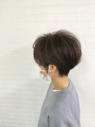 ショート カラー 🎁無料カットカラー 📷撮影モデル募集✨のヘアスタイル