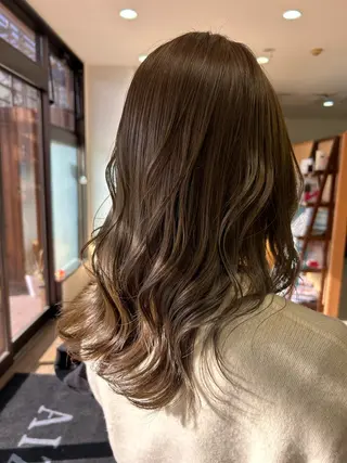 ミディアム ❄️艶カラー/レイヤ ー/ボブ/mao❄️のヘアスタイル