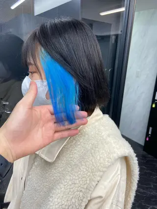 ミディアム カラー ミルボンAujua認定サロン Ria OSAKA 梅田所属・メンズ、エクステ特化 Ryuのヘアスタイル