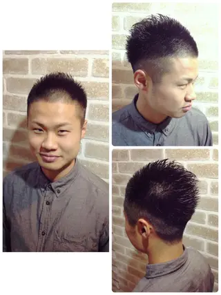 ショート メンズ パパで店長な戸田 健治【ショートヘア】のヘアスタイル