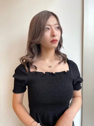 ミディアム カラー エスポワール所属・YUSHI HORIUCHIのヘアスタイル