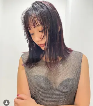 ミディアム HIBIKI/原宿 ハッシュカット🪄のヘアスタイル