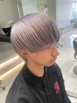 カラー メンズ 無料ショートモデル 募集中❗️秋山ひらいのヘアスタイル