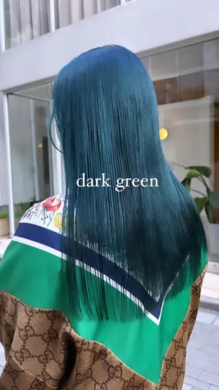 セミロング カラー ハイトーン特化サロン 代表　中谷蓮のヘアスタイル