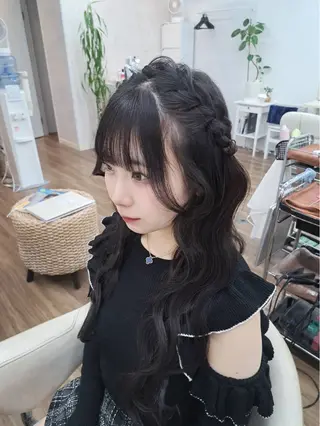 ヘアアレンジ GLOSS 心斎橋 山上のヘアスタイル