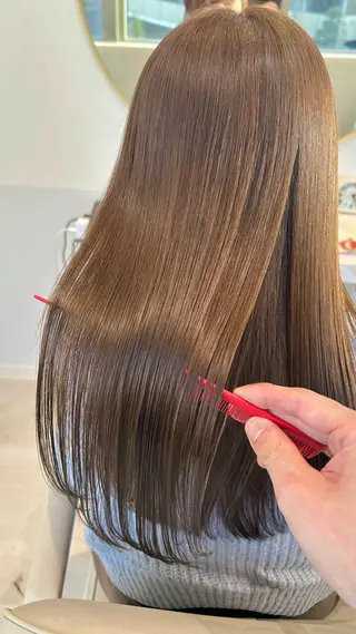 ロング カラー Eleanor枚方店 店長　飛鳥　薫のヘアスタイル