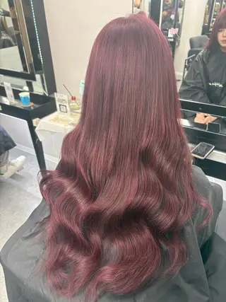 ロング カラー 🫧miyu/カラー エクステ難波🐇ྀིのヘアスタイル