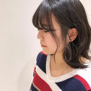 ミディアム カラー BELLA/天王寺/ 似合わせ/木浦心のヘアスタイル