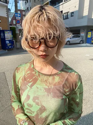 ミディアム 🌼FERIA梅田 shiho🌼のヘアスタイル