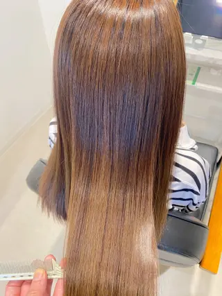 セミロング 小島あゆ美/髪質改善 /縮毛矯正/ケラコラのヘアスタイル