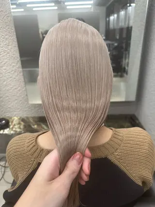 セミロング カラー 鈴木直之/ハイトーン /ボブ/美髪矯正のヘアスタイル