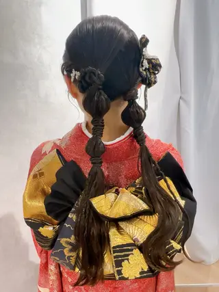 ロング ヘアアレンジ 池田 みのりのヘアスタイル