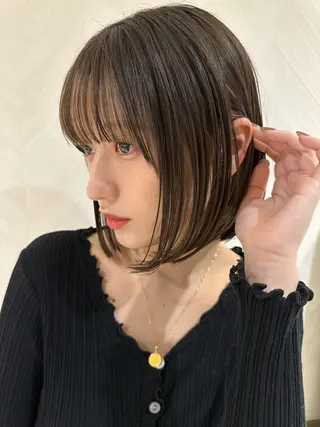 ミディアム ✨心斎橋髪質改善 ボブ鈴木佑弥✨のヘアスタイル