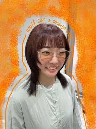ミディアム hollo原宿所属・パーマ/ハイトーン 🎀Rumiのヘアスタイル