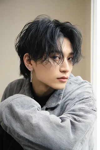 ミディアム パーマ Luana 【公式】 / メンズのヘアスタイル