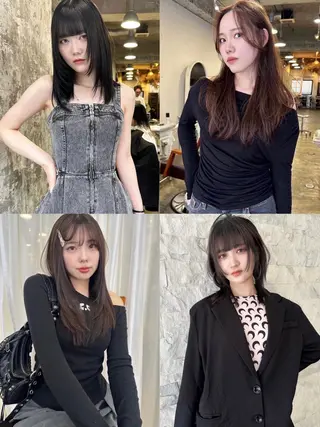 ロング 🫧🇰🇷韓国ヘア レイヤー🐺Yutaのヘアスタイル