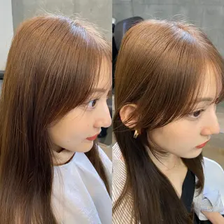 ロング パーマ SALOWIN原宿AROA店所属・顔まわり神カット✂︎ 齋藤雄大【表参道】のヘアスタイル