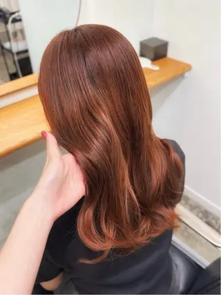 ロング カラー ENIEN MAKE’S 立川所属・ミカ💫/パーマ/ ボブ/暖色カラーのヘアスタイル