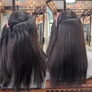 ロング kahona/カラー /縮毛矯正/銀座のヘアスタイル