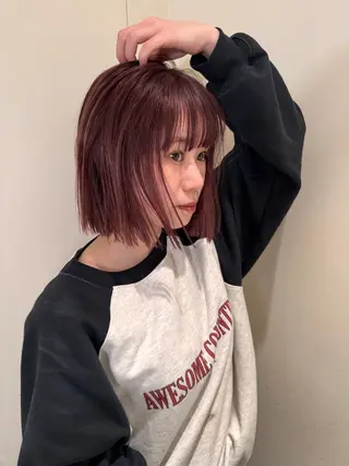 ミディアム 顔周り/レイヤー/ 透明感/あやか💕のヘアスタイル