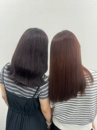 セミロング カラー 🎀愛されgirly ヘア🫧Ayakaのヘアスタイル