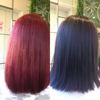 セミロング カラー Hanna by W_SALONのヘアスタイル